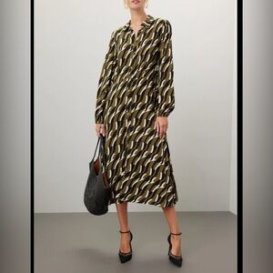 Yerse | Size small| Stylish Patterned Midi Dress